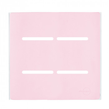 Placa P/ 4 Teclas + Suporte 4x4 - Novara Pétala